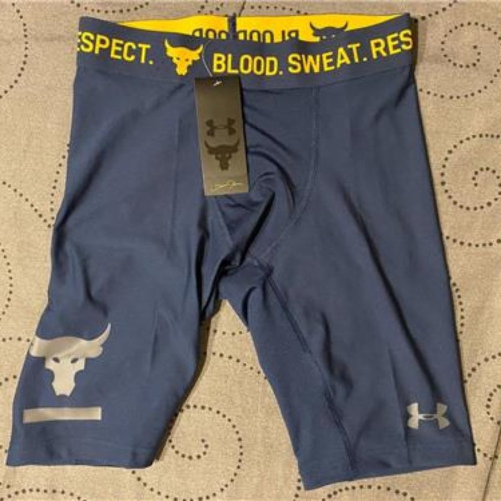 UNDER ARMOUR THE ROCK COMPRESSION TRAINING SHORTS SIZE M OR L MEN $44.99